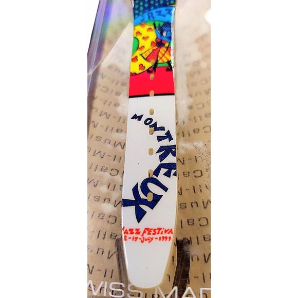 Swatch Specials Musicall Watch SLK110C 1999 Montreux Jazz festival New In Case - Picture 4 of 8